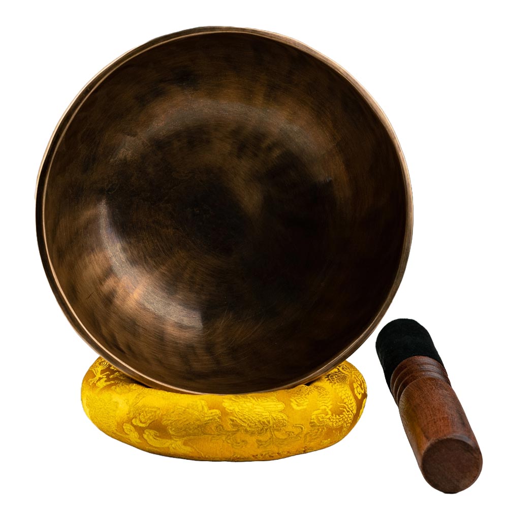 Handmade large Tibetan sound bowl set - 6 Metals